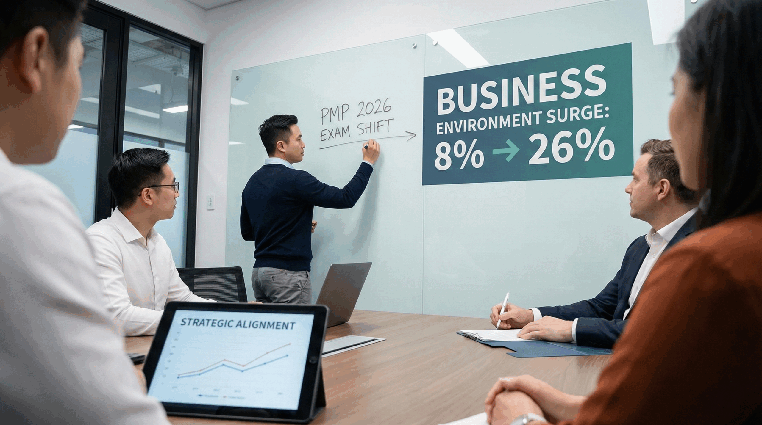The 2026 PMP Exam Shift: How to Master the "Business Environment" Surge (8% to 26%)
